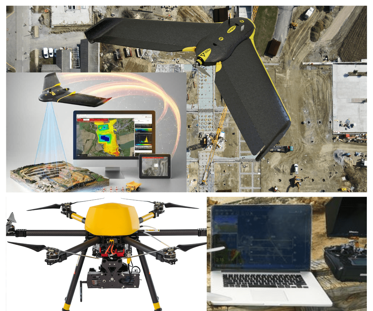 Topography with drone